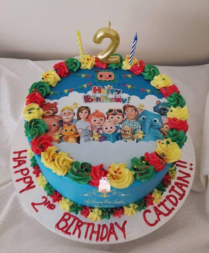 Cocomelon birthday cake